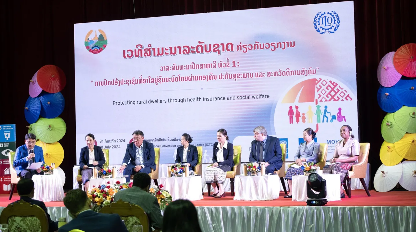 A panel discussion on social protection programmes, gaps and challenges
