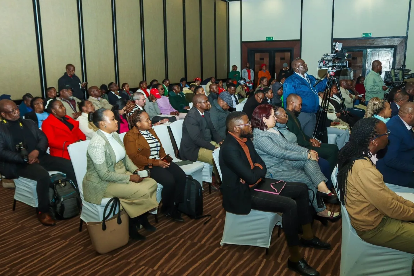 stakeholders at the Lesotho project launch