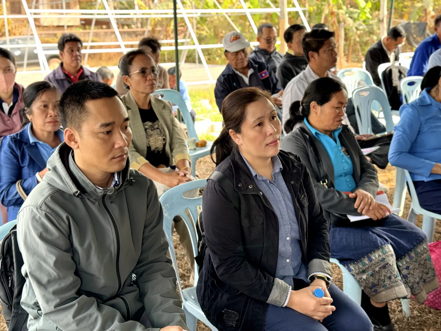 Participants learn social dialogue between producers and buyers.
