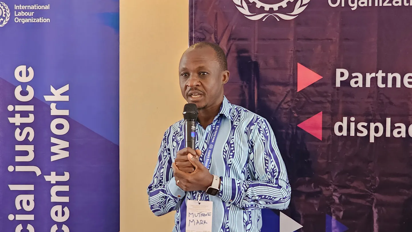 , Mutaawe Mark, from Uganda’s Office of the Prime Minister, Department of Refugees 
