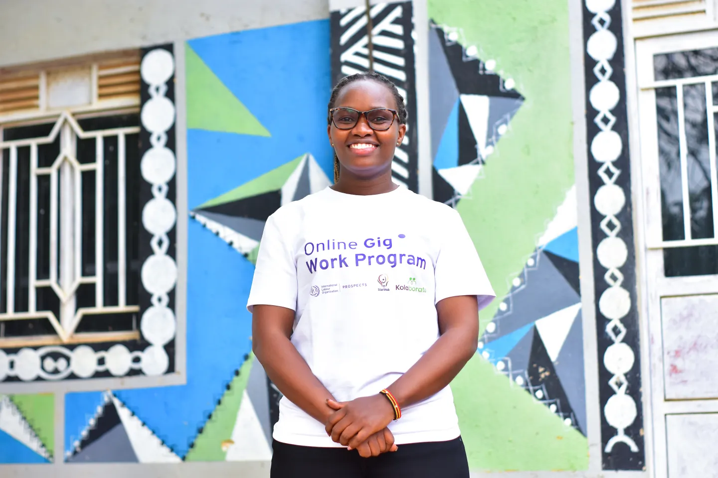 A trainer of over 90 refugee and host community youth in Nakivale