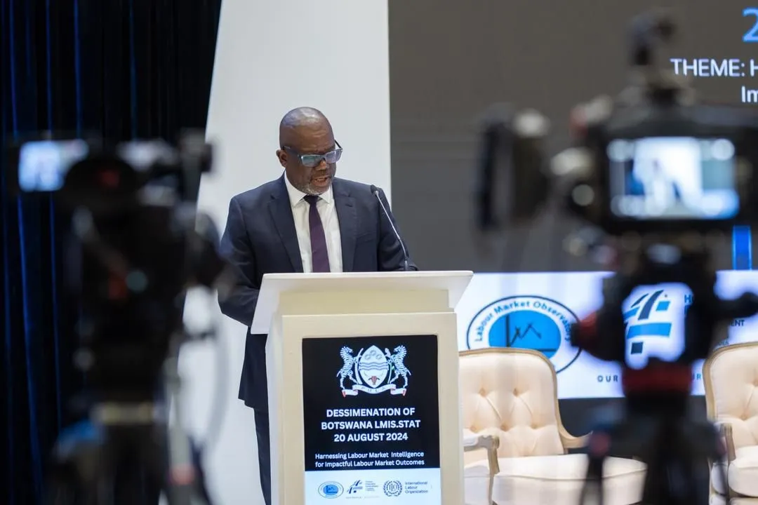 Director Alexio Musindo address at Botswana LMIS launch