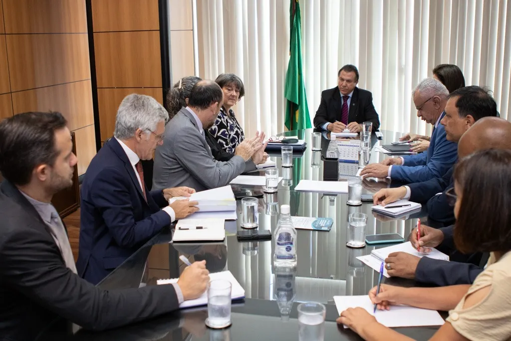 Audiência pública entre Ministro Luiz Marinho e representantes da OIT.