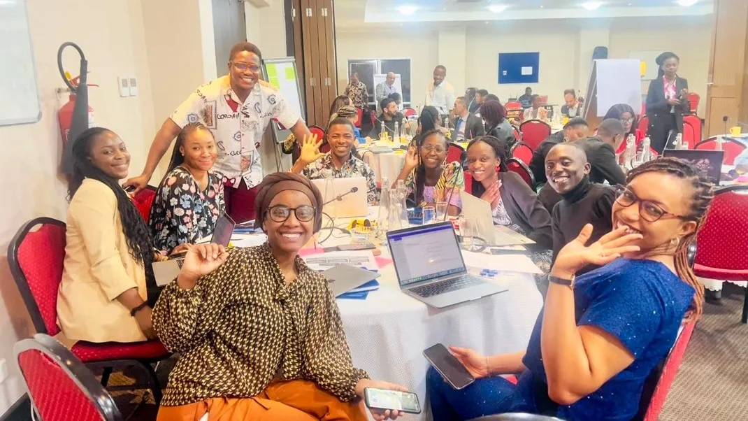Youth representatives meet to develop the YES-Africa in Lusaka, Zambia.