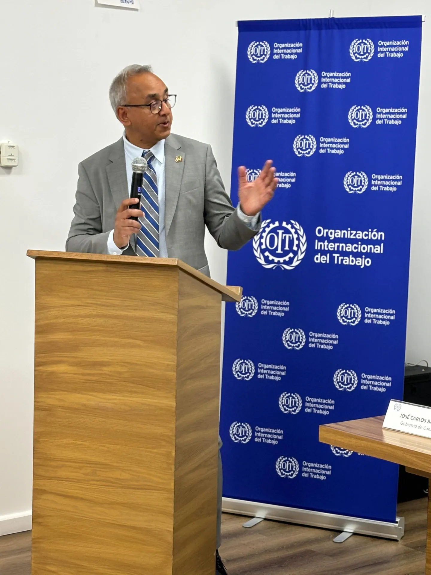 Rakesh Patry, Director General de Asuntos Laborales Internacionales e Intergubernamentales de Canadá