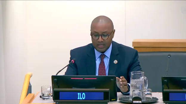 Yasin Samatar, Senior Multilateral Cooperation Specialist at the ILO’s New York office
