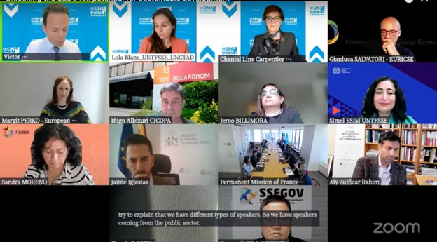Online participants - hybrid event at the French Permanent Mission to the United Nations