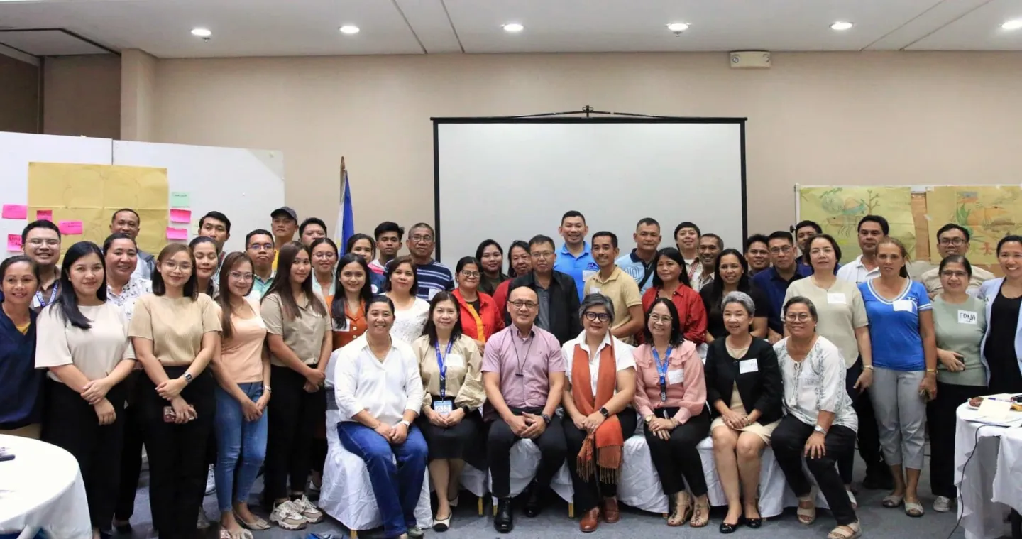 group photo during the aquaculture strategic planning workshop
