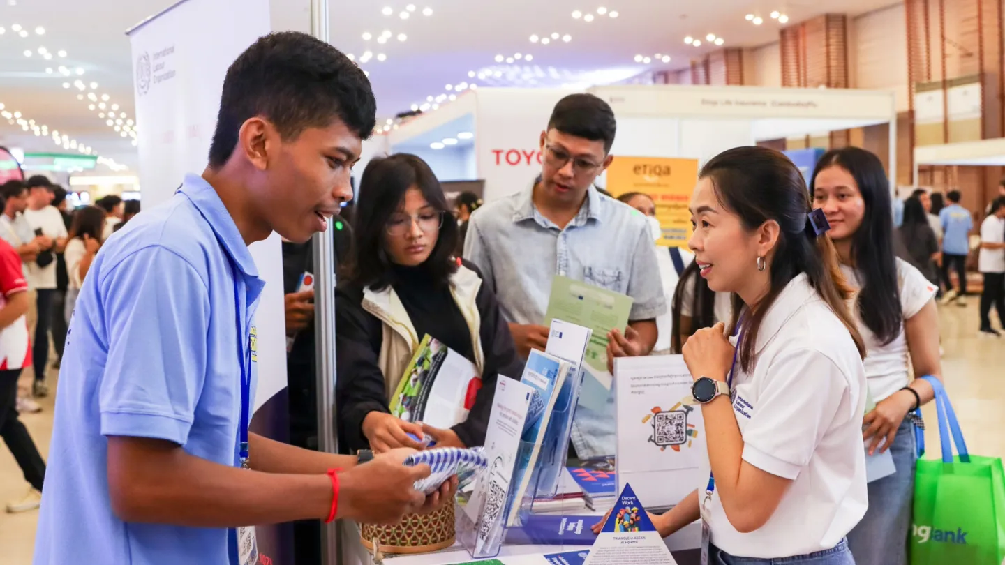 National Career and Productivity Fair 2024 ILO booth