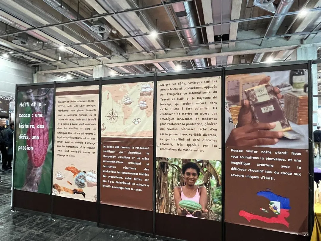 Participación de Haití en el Salón Mundial del Chocolate, París 2024
