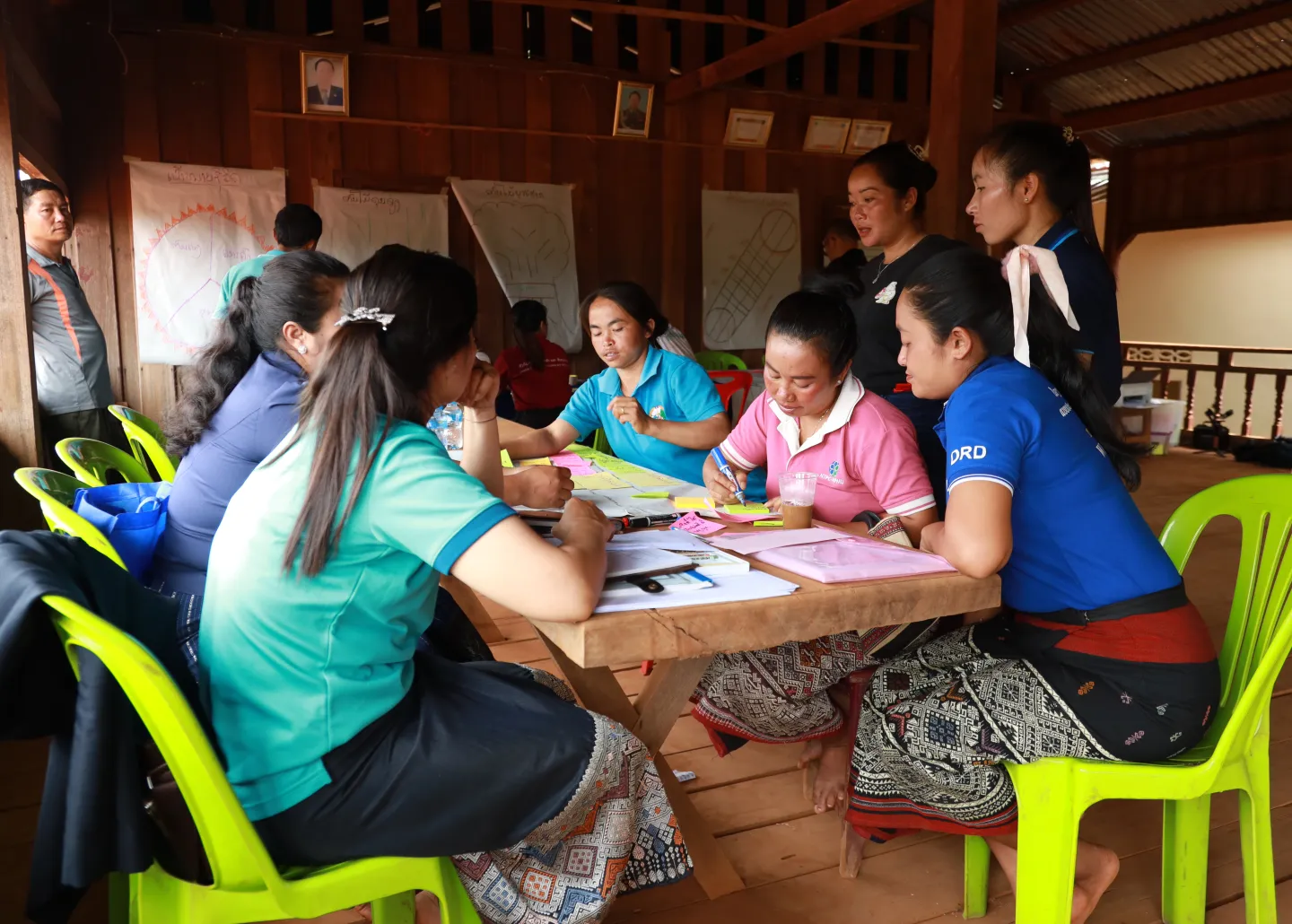 Women gathering