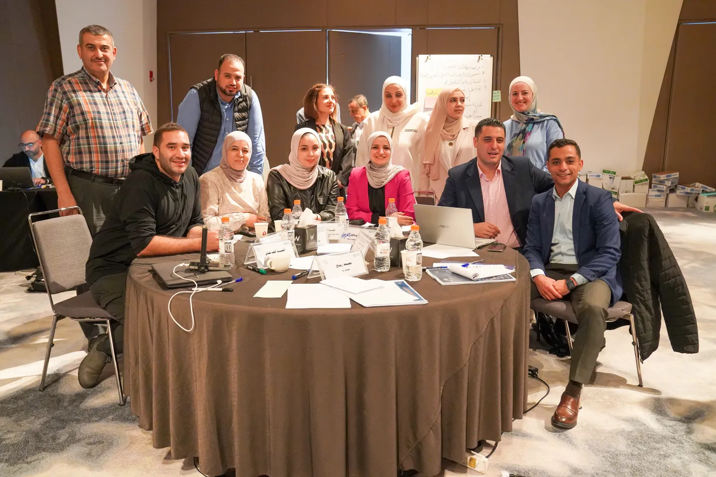 workshop participants in Jordan