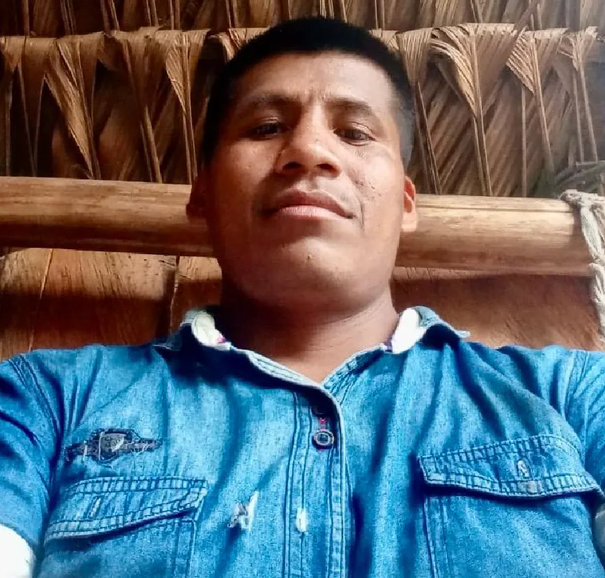 Foto en primer plano de Gilder Alirio Nastacuas Caicedo