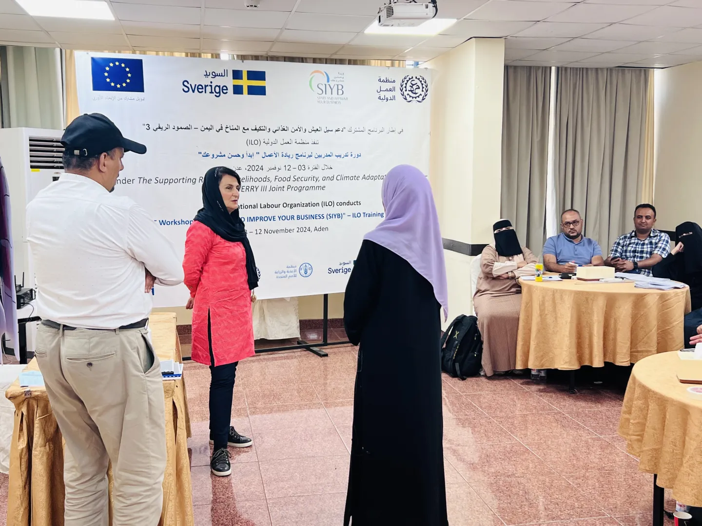 During SIYB training of trainers (TOTs ) sessions 