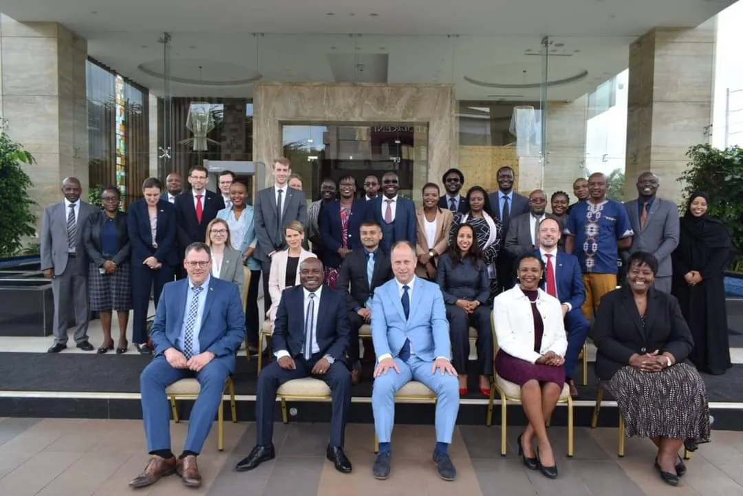 Group photo of meeting participants in Kenya