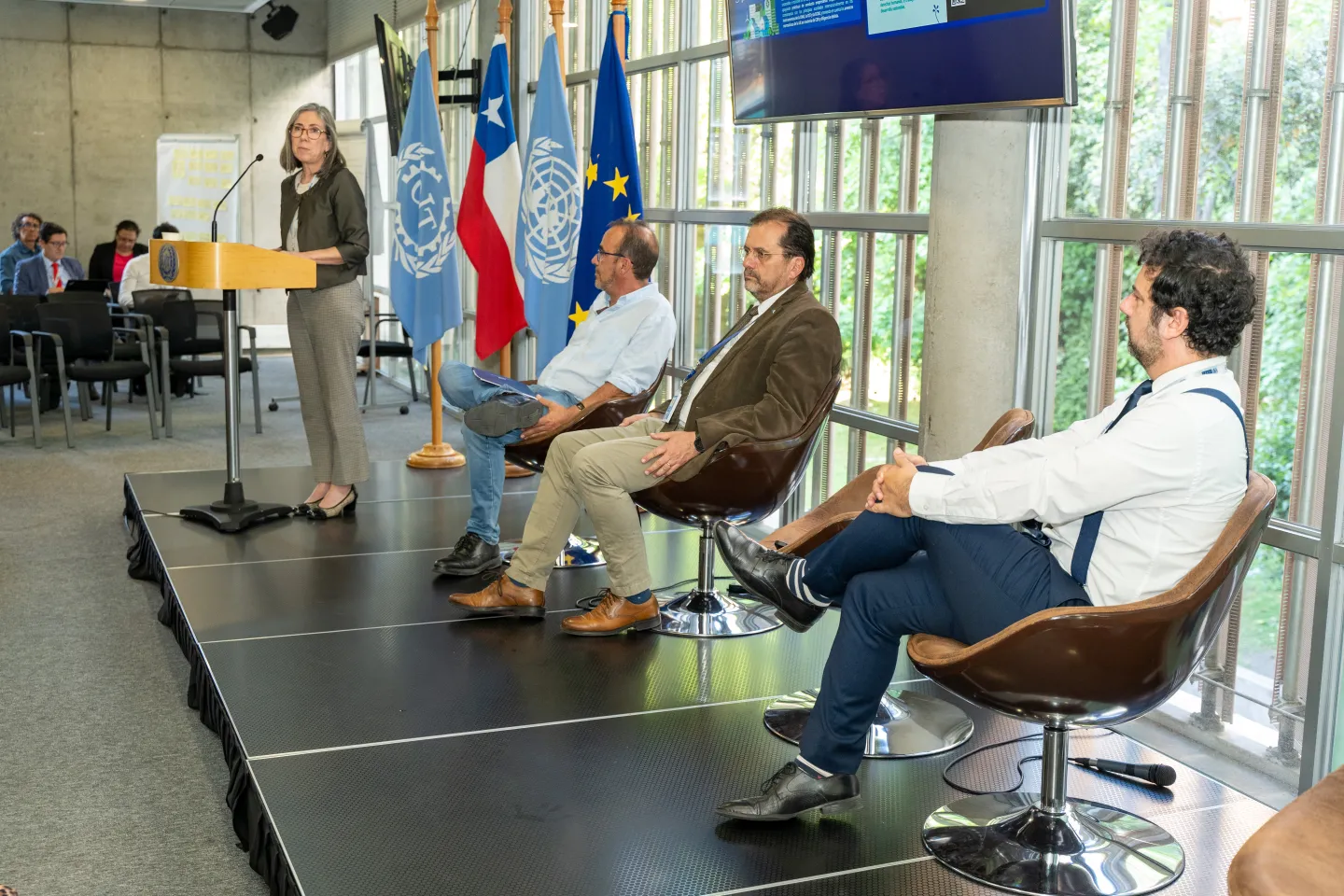 Olga Orozco, launch of RBC Project Phase II, Santiago, Chile, October 2024  