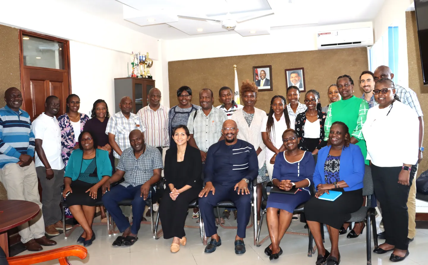 Mombasa County Courtesy visit to the Youth and Gender Department