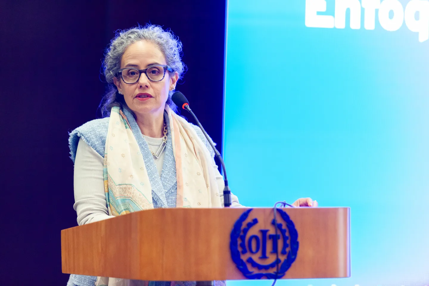 Ana Virginia Moreira, Directora Regional de OIT para América Latina y el Caribe durante la clausura del Foro.
