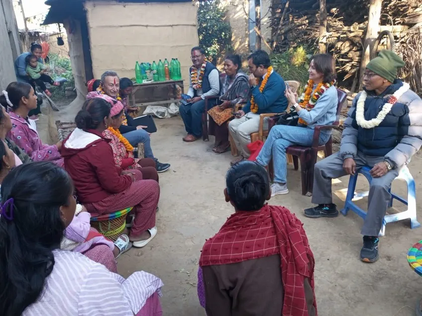 Interactions with livelihood programme participants of the BRIDGE project.