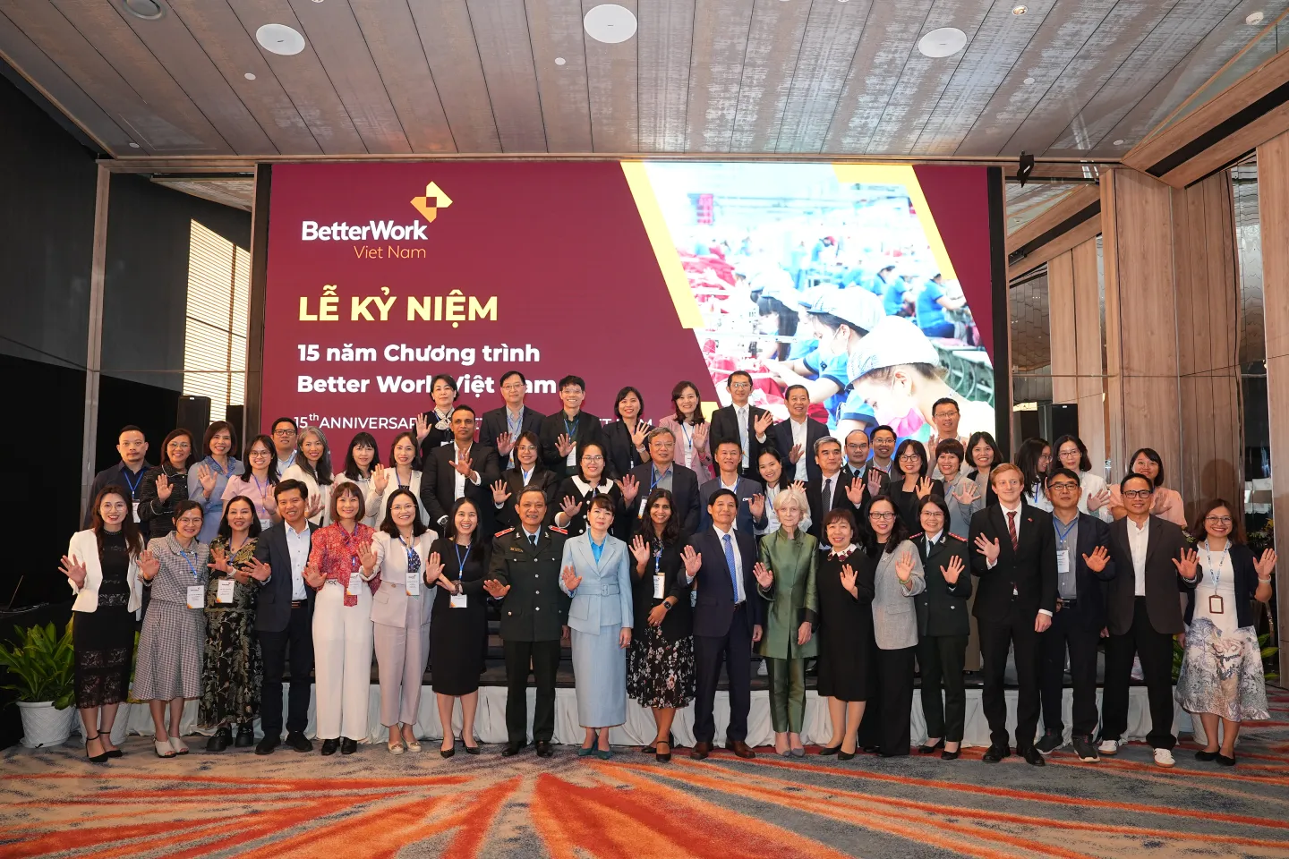 Celebrating 15 years of Better Work Viet Nam with leaders and partners committed to better workplaces and sustainable growth.