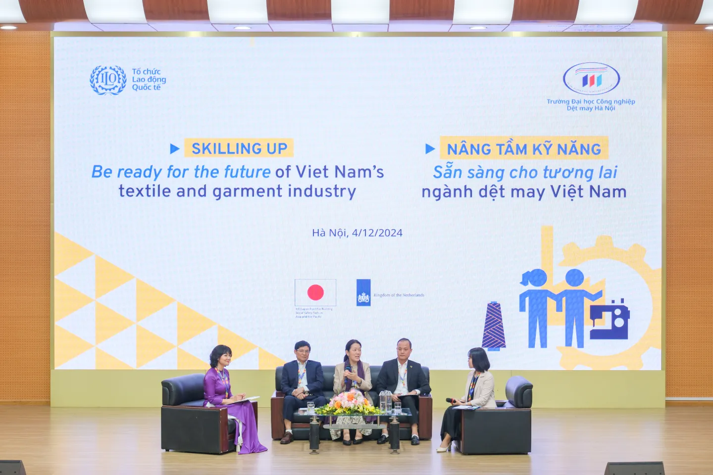 ILO và các diễn giả khách mời đã cung cấp những thông tin quý báu để giúp sinh viên chuẩn bị tốt hơn cho quá trình chuyển tiếp vào thị trường lao động.