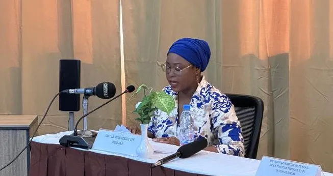 Ndeye Coumba Diop, Directrice du Bureau pays de l’OIT-Abidjan révélant les défis dans la lutte contre le travail des enfants au Mali