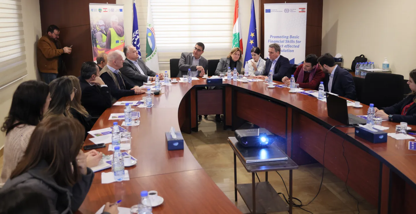 Introductory meeting with the municipality, implementing partner COOPI, and financial skills provider AEP. 