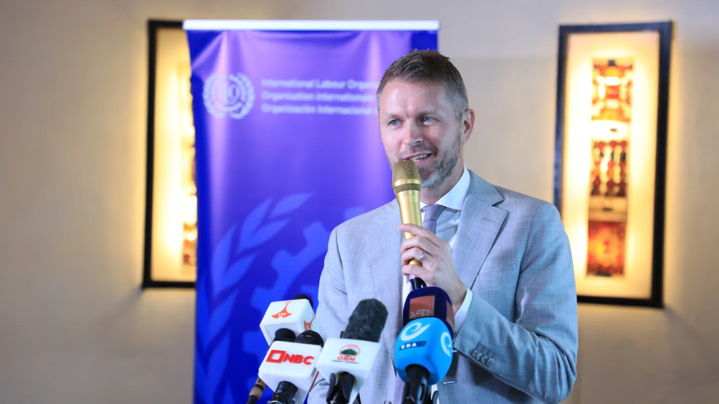 Picture of Tiest Sondaal, Deputy Head of Cooperation and Regional Refugee and Migration Coordinator for the Embassy of the Netherlands