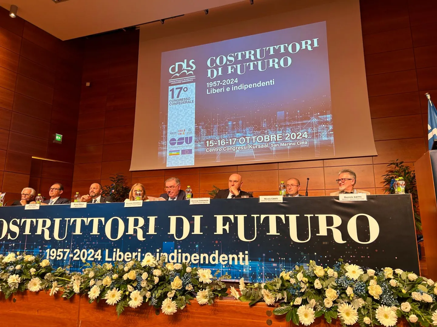 17° Congresso Confederazione democratica lavoratori sammarinesi 