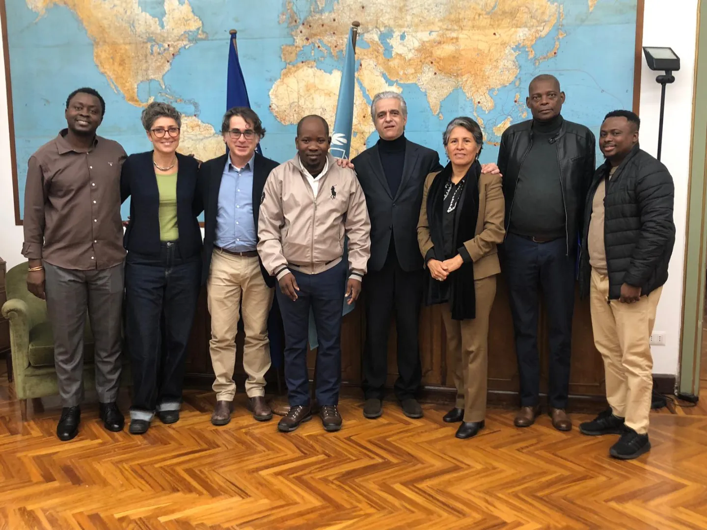 Delegazione sindacale del Mozambico all’Ufficio OIL di Roma