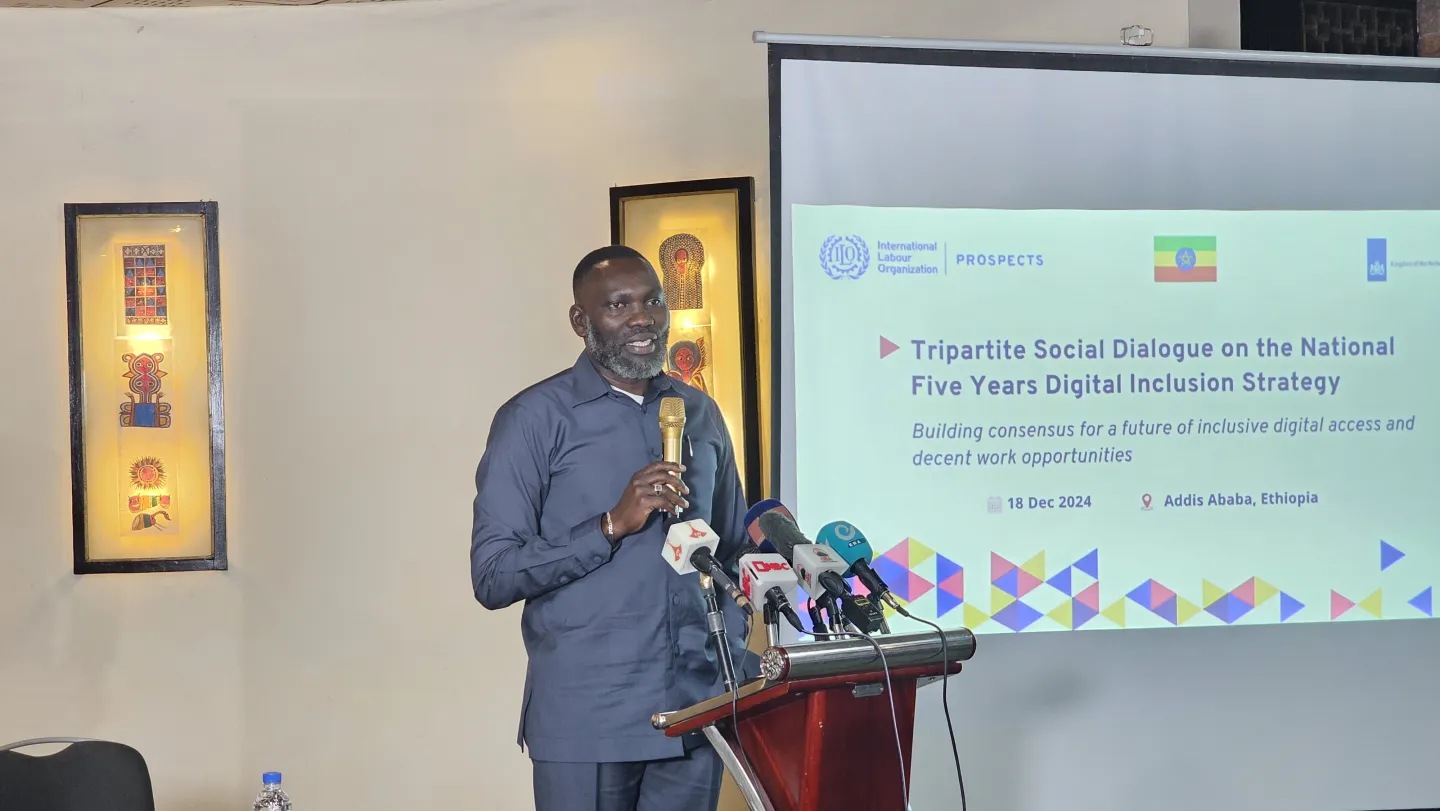 Picture of Stephen Opio, Chief Technical Advisor of ILO PROSPECTS in Ethiopia and Sudan 