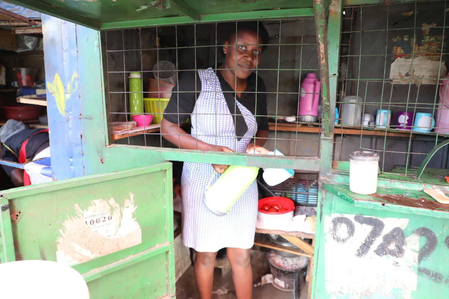ILO BRMM beneficiary in her work place