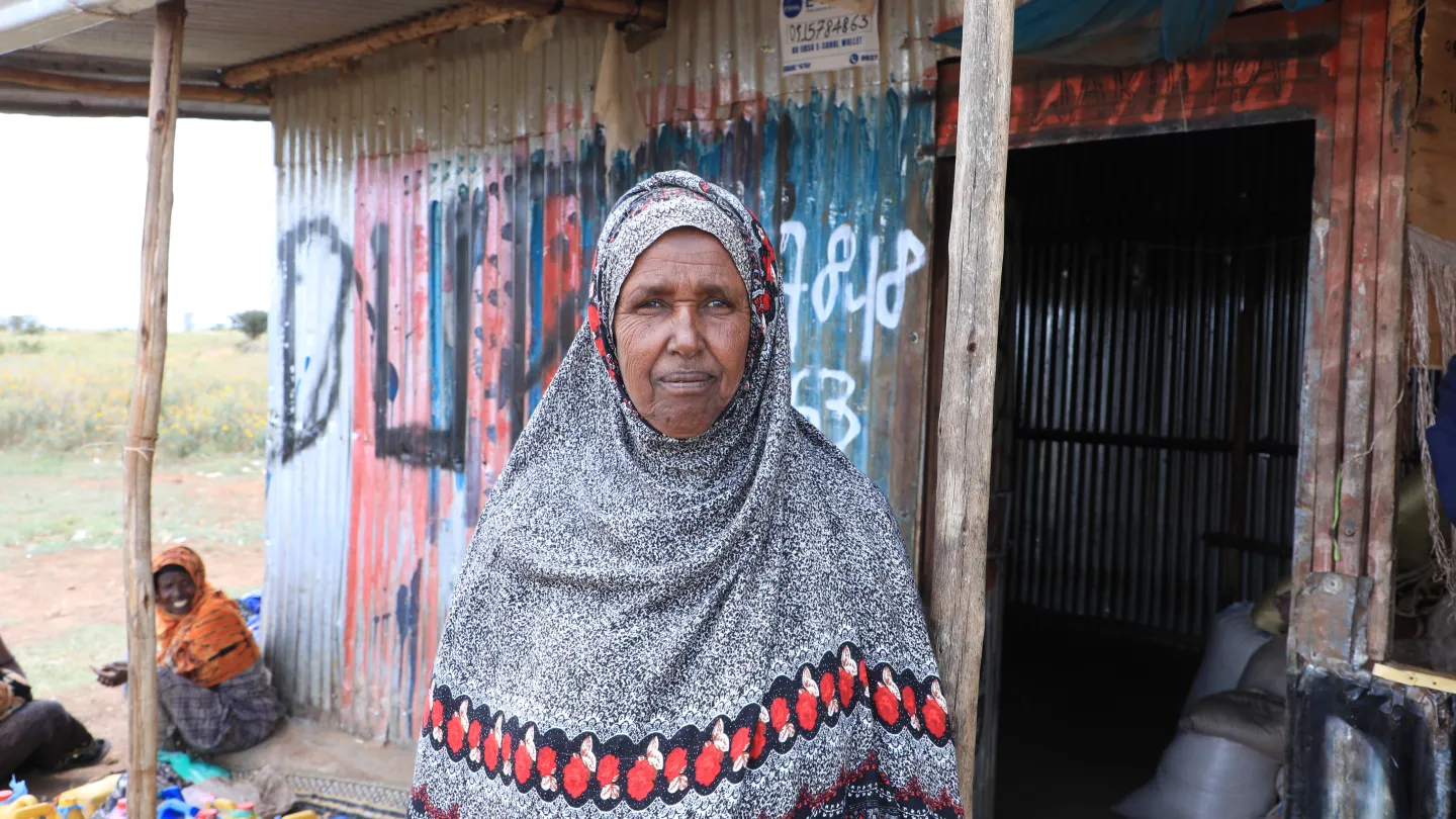 Marya Muhammed, chair of the Gerbi Kebele cooperative