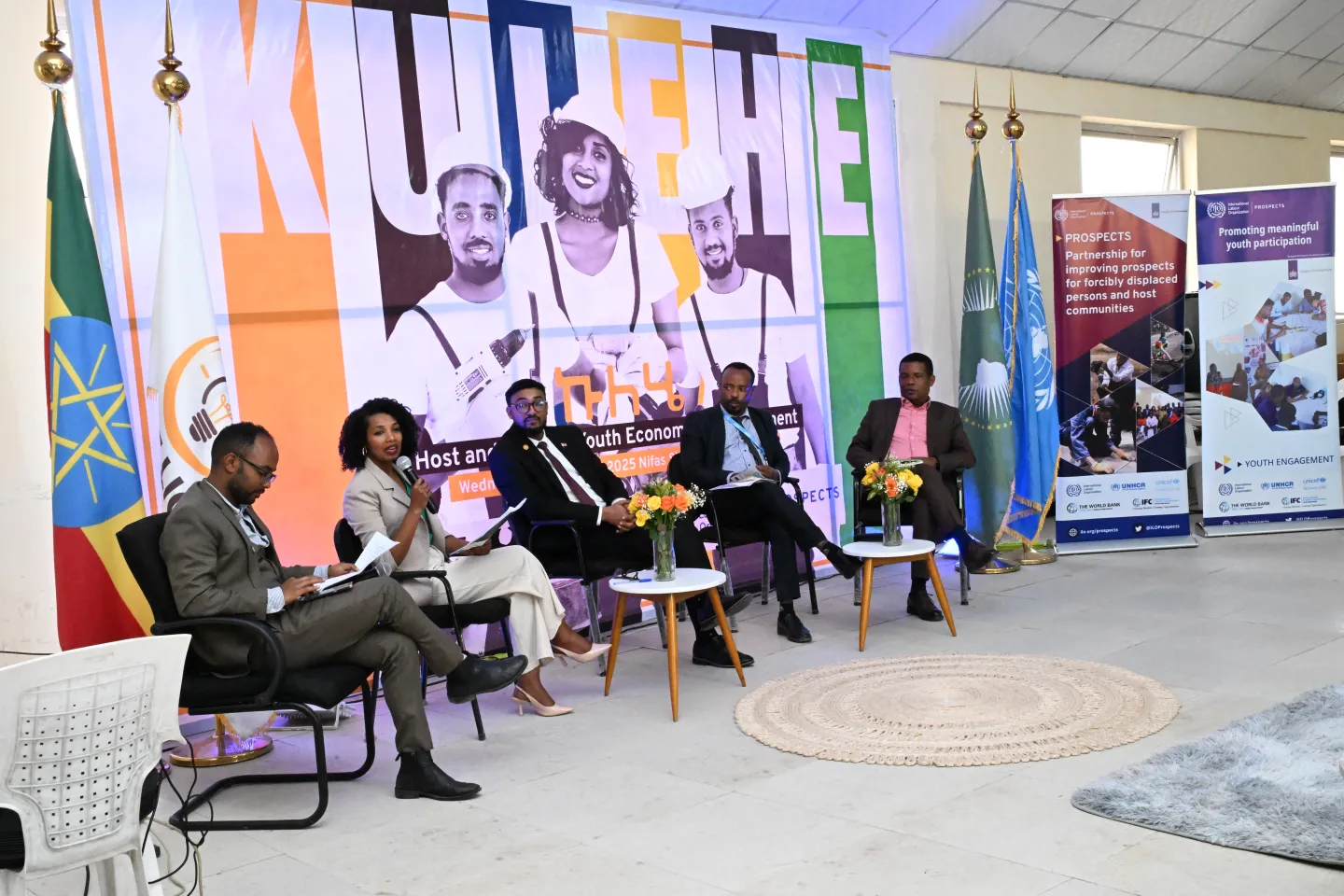 Participants of the panel discussion on launching event