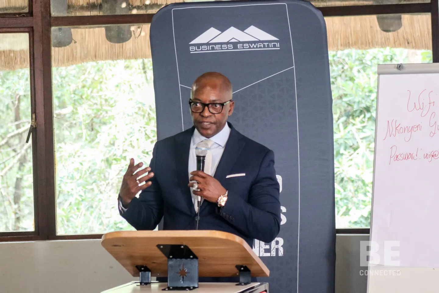E. Nathi Dlamini, CEO of Business Eswatini