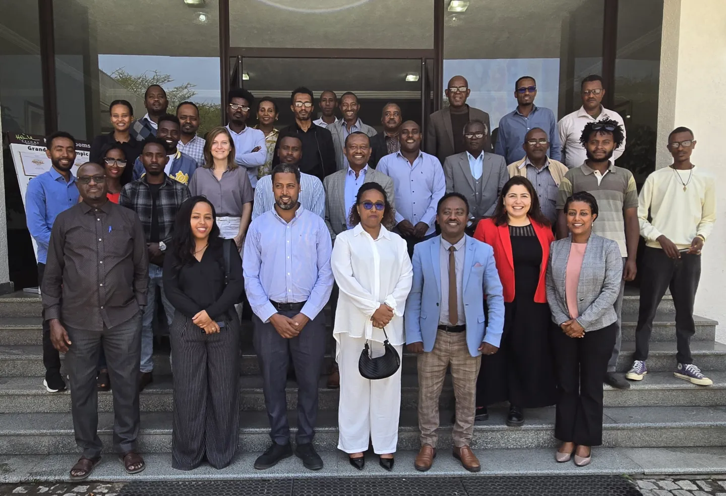 Group photo of meeting participants in Sidama