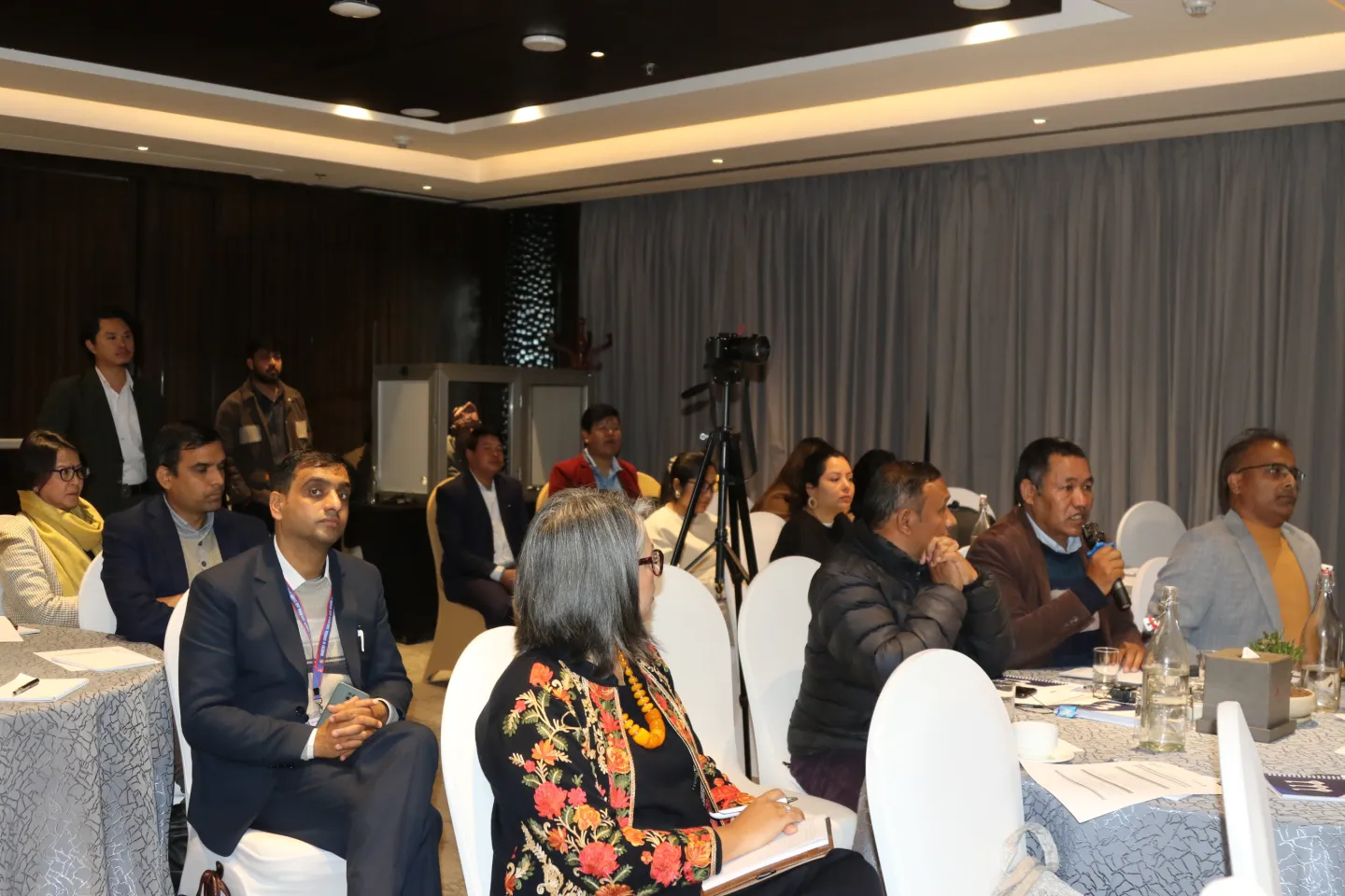Participants engaging in the dialogue.