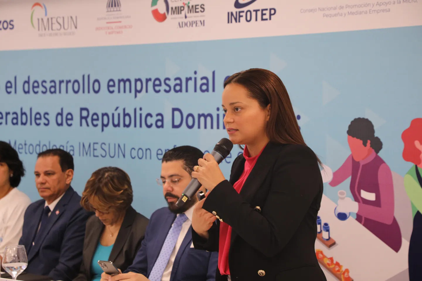 Katherine Martínez, coordinadora nacional del Proyecto Lazos en República Dominicana.