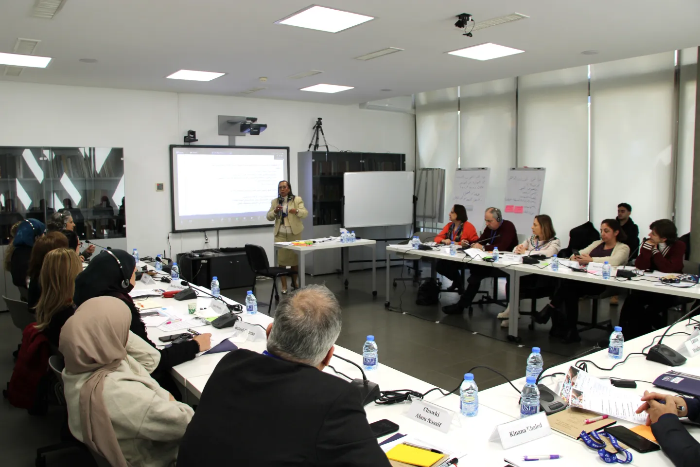 Participants actively engaged in the 4-day course, delivered by Virginia Petersen, Lead Trainer of the foundational course and Former CEO of the South African Social Security Association