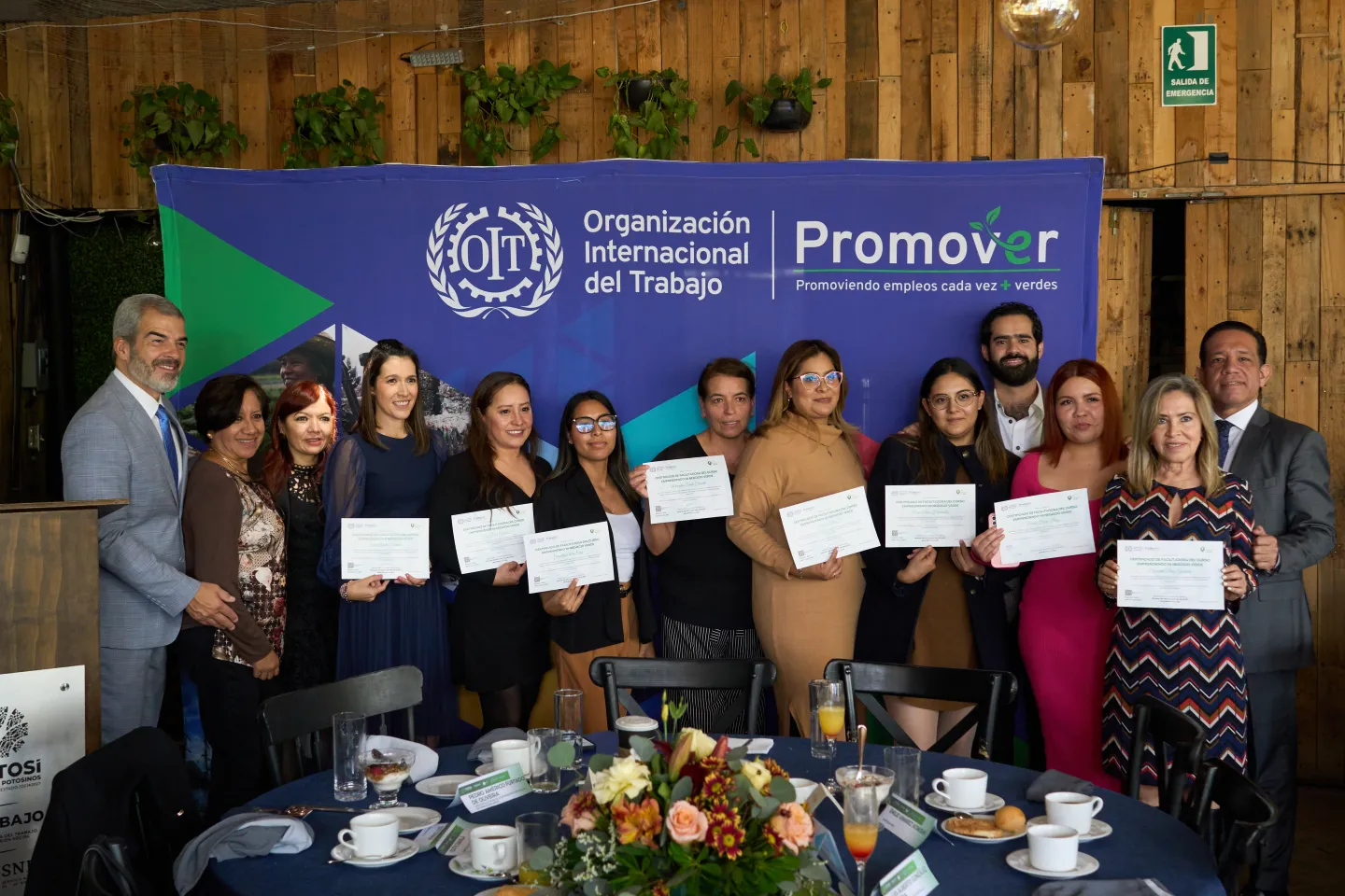 Entrega de certificados "Mi Negocio Verde" en el estado de San Luis Potosí