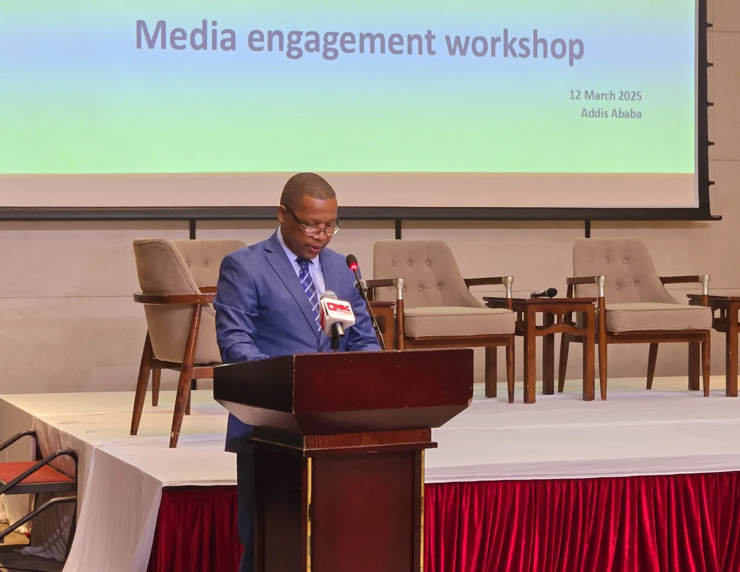 Khumbula Ndaba , Director, ILO Country Office for for Ethiopia, Djibouti, Somalia, Sudan and South Sudan, and Special Representative to the AU and the ECA