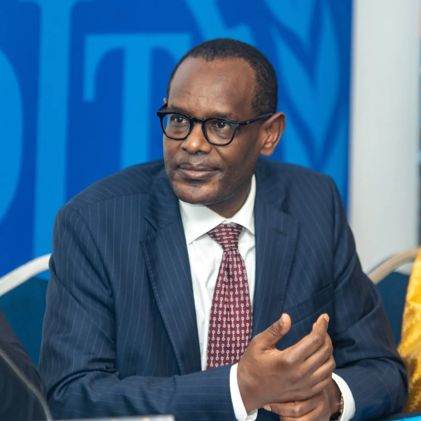Jean Marie Kagabo, Spécialiste Senior des Principes et Droits Fondamentaux au Travail à l’OIT, représentant la Directrice du Bureau pays de l’OIT-Abidjan à cette cérémonie