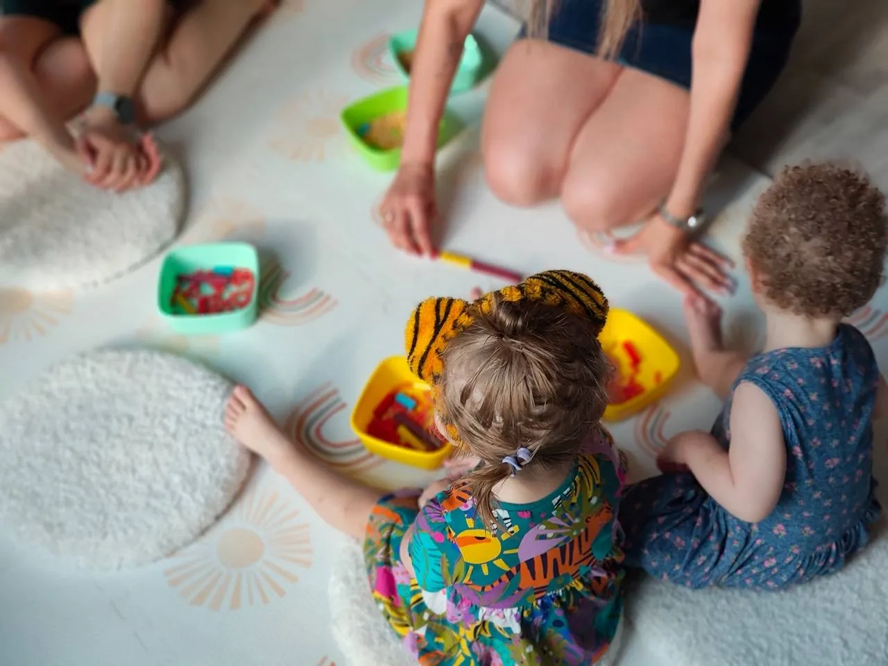 Діти дитячого закладу Kids Hub у Білій Церкві, Україна, 2024 рік