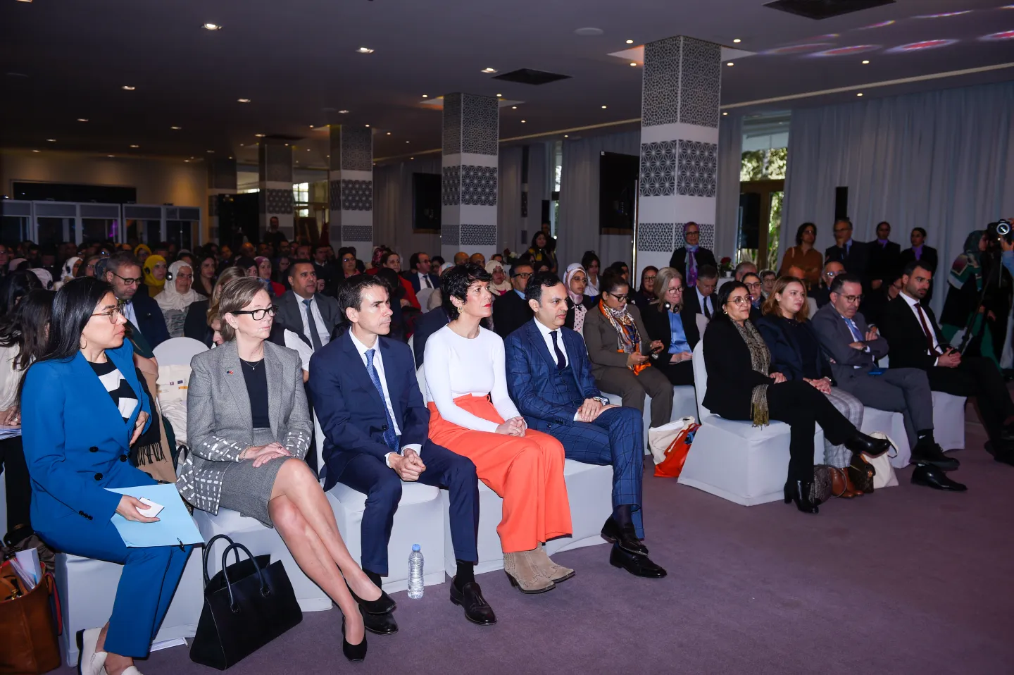 Participants of the WAFIRA closing ceremony are sitting in the audience