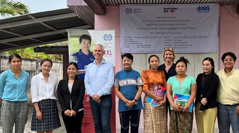 Australian Minister for Immigration, Citizenship and Multicultural Affairs, the Hon. Andrew Giles, meets with migrant workers and service providers in Mae Sot, Thailand
