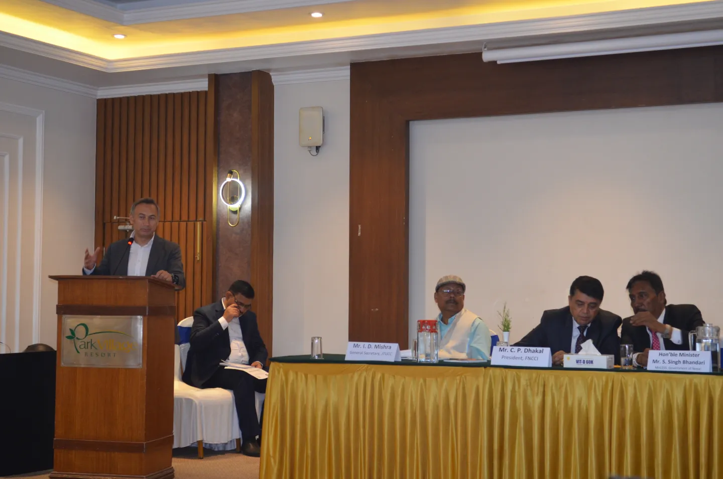 Opening remarks by ILO Nepal Country Director Numan Özcan.