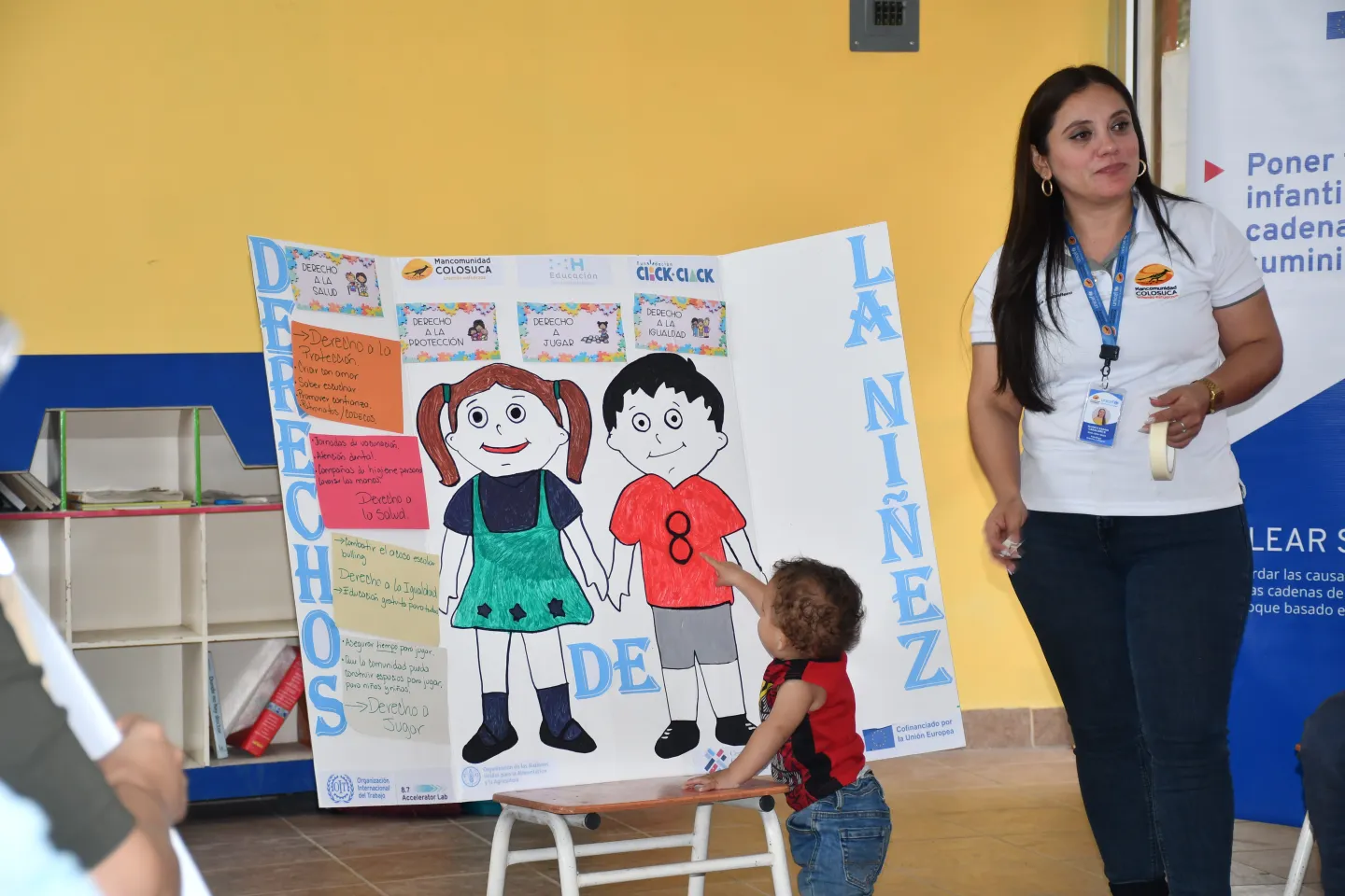 La misión permitió observar el desarrollo de varias actividades en ejecución por parte de la OIT,  dirigidas a los diferentes grupos de beneficiarios, entre ellas la experiencia de los participantes comunitarios en los procesos de formación. 