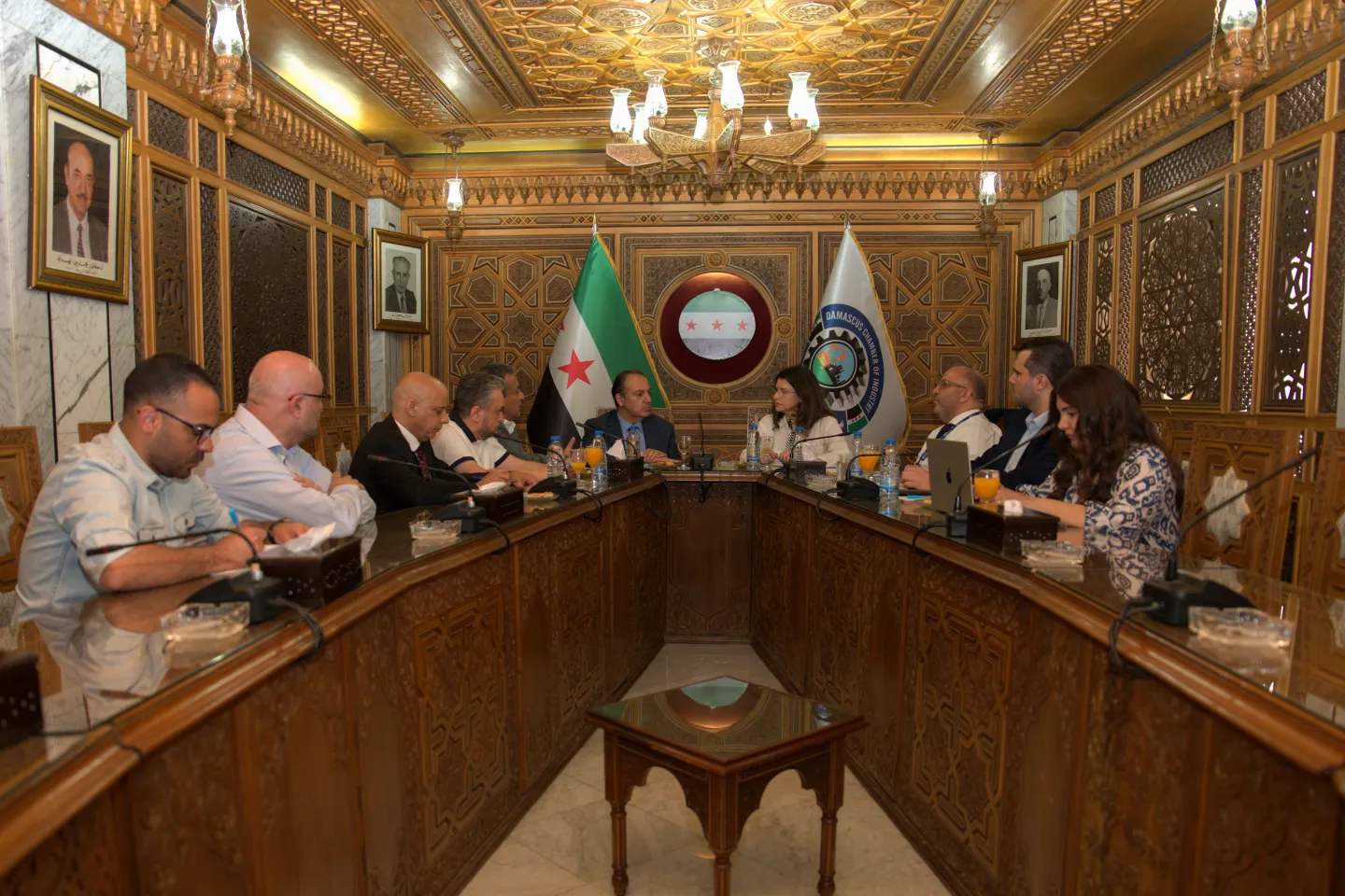 ILO Regional Director for Arab States Ruba Jaradat and ILO Delegation met with With Vice President of the Damascus and Damascus Countryside Chamber of Industry Louay Nahlawi in Damascus. 27/05/2025