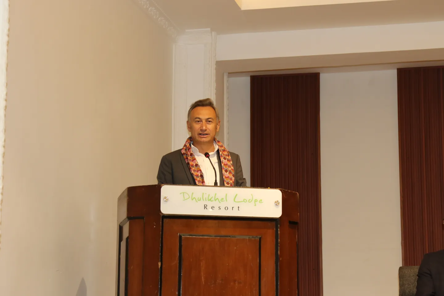 Opening remarks by ILO Nepal Country Director Numan Özcan.