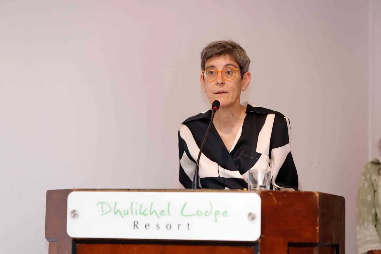 Her Excellency Dr. Danielle Meuwly, Ambassador of Switzerland to Nepal.